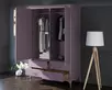 Шкаф в стиле Прованс "Leontina Lavanda" двустворчатый с ящиками