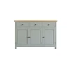 Комод "Jules Verne" 3 ящика 3 дверки серый