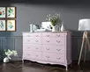 Комод массив  Leontina Lavanda на восемь ящиков арт ST9316/2L