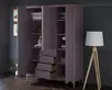 Шкаф Leontina Lavanda для одежды с ящиками арт ST9327/34L