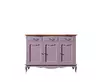 Комод 3 ящика массив "Leontina Lavanda" (3 ящика и 3 двери)