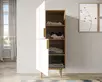 Вертикальный комод с двумя дверками "Line" LN05/GR1