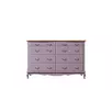 Комод массив  Leontina Lavanda на восемь ящиков арт ST9316/2L