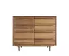 Комод из дерева "Bruni" на восемь ящиков