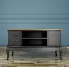 Комод под TV с 4 ящиками «Leontina Black»