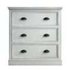 Комод малый с тремя ящиками белый "Palermo"