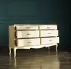 Комод из дерева 6 ящиков Leontina ST9316
