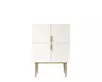 Малый комод с четырьмя дверками на высоких ножках "Line" LN13/GR1