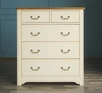 Бежевый комод "Olivia" на пять ящиков