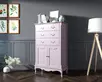 Комод деревянный Leontina Lavanda три ящика две дверки арт ST9354L