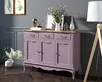 Комод 3 ящика массив "Leontina Lavanda" (3 ящика и 3 двери)