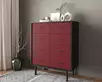 Комод на восемь ящиков "Emerson" арт EM20/red/L