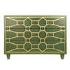 Зеленый комод «Emerald» 3 ящика