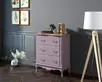 Комод из дерева Leontina Lavanda три ящика арт ST9356L
