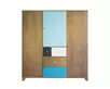 Шкаф с 4 ящиками "Aquarelle" трехстворчатый