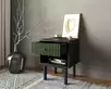 Тумбочка с верхним ящиком "Emerson" арт EM11/green/L