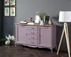 Комод из дерева "Leontina lavanda" с дверками и ящиками