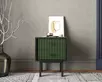 Тумбочка с двумя ящиками "Emerson" арт EM16/green/L