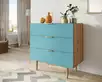 Комод с тремя ящиками "Line" LN12/GR1