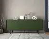 Комод с тремя дверками и тремя ящиками "Emerson" арт EM07/green/L