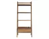 Узкий стеллаж из дерева "Bruni" с двумя ящиками