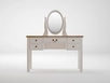 Бежевый туалетный стол "Olivia"