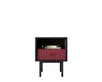 Тумбочка с нижним ящиком "Emerson" арт EM17/red/L