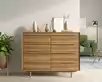 Комод из дерева "Bruni" на восемь ящиков