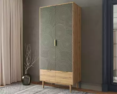 Шкаф двухстворчатый  с ящиками "Line" R26