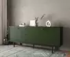Комод с тремя дверками и тремя ящиками "Emerson" арт EM07/green/L