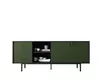 Комод с дверками и нишей "Emerson" арт EM15/green/L
