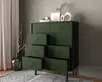 Комод на восемь ящиков "Emerson" арт EM20/green/L