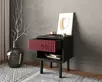 Тумбочка с верхним ящиком "Emerson" арт EM11/red/L