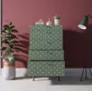 Комод высокий "Berber" принт 12 арт BB10/Print_12