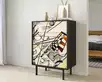 Комод вертикальный с четырьмя ящиками "Emerson" by Kandinsky арт EM18/Print_01