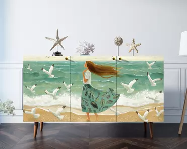 Комод "Berber" три дверки арт BB01/Art10