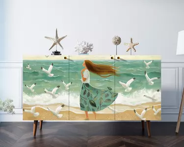 Комод "Berber" три дверки арт BB01/Art10