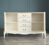 Бежевый комод "Leontina" с дверками и ящиками арт ST9351