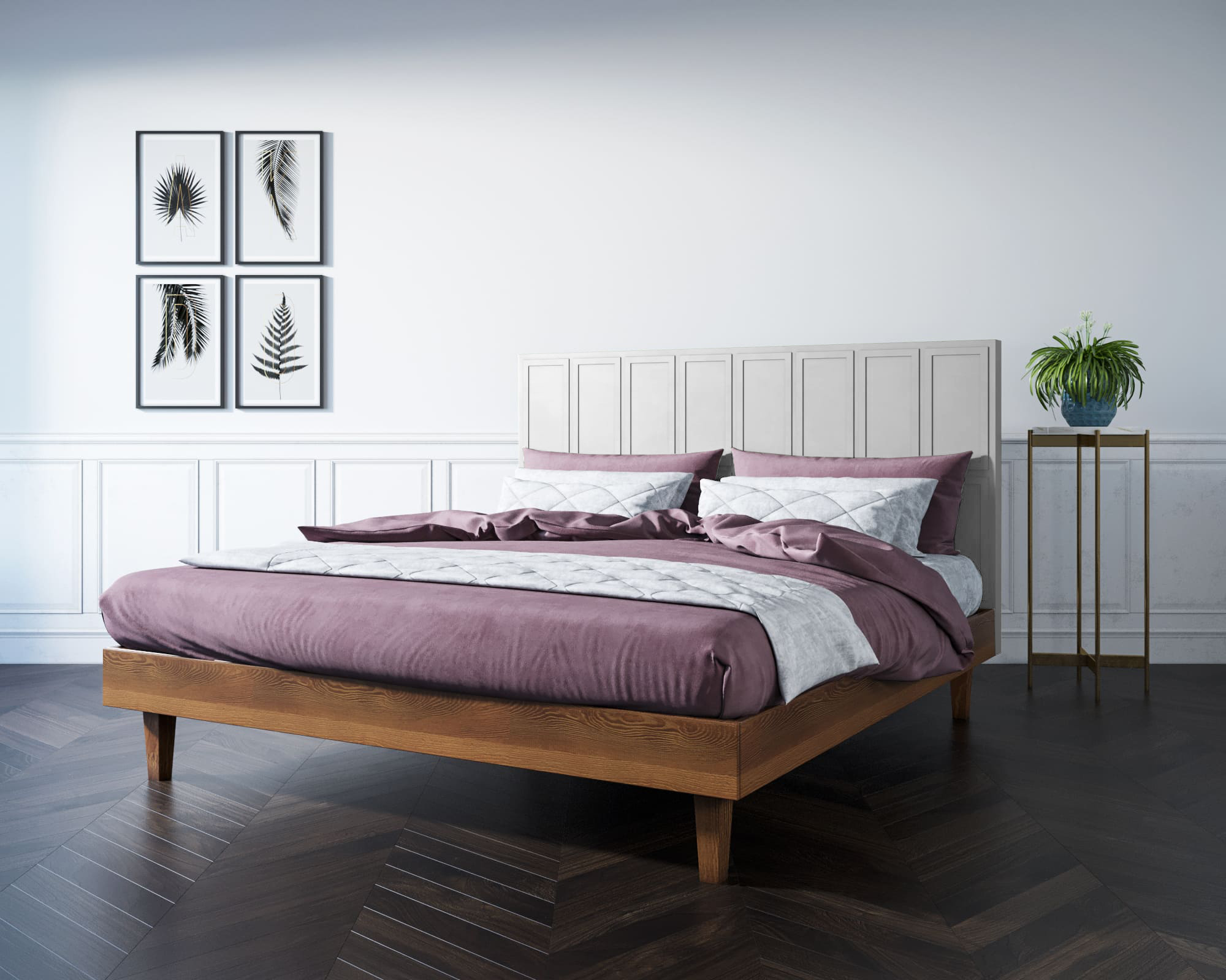 Кровать "Андерсен (Andersen)" 160х200 см арт AN160WH