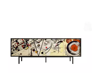 Комод две дверки и четыре ящика "Emerson" by Kandinsky арт EM19/Print_01