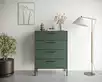Комод вертикальный с четырьмя ящиками "Nicole" арт NEM18G