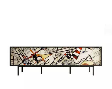 Комод с четырьмя дверками и двумя ящиками "Emerson" by Kandinsky арт EM04/Print_01