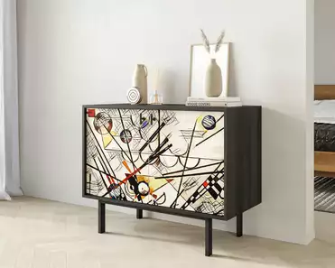 Комод с двумя дверками "Emerson" by Kandisky арт EM02/Print_01