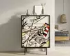Комод вертикальный с четырьмя ящиками "Emerson" by Kandinsky арт EM18/Print_01