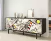 Комод с четыремя дверками "Emerson" by Kandinsky арт EM01/Print_01