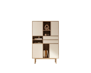 Комод высокий с дверками и ящиками "Alice" арт ALC07