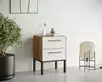 Тумбочка с двумя ящиками "Nicole" арт NEM16