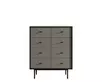 Комод на восемь ящиков "Emerson" арт EM20/gray/L