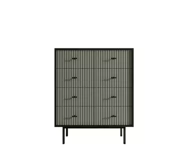 Комод на восемь ящиков "Emerson" арт EM20/gray/L