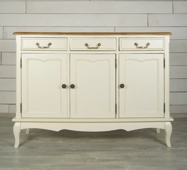 Бежевый Комод Leontina (3 ящика и 3 двери) арт ST9344